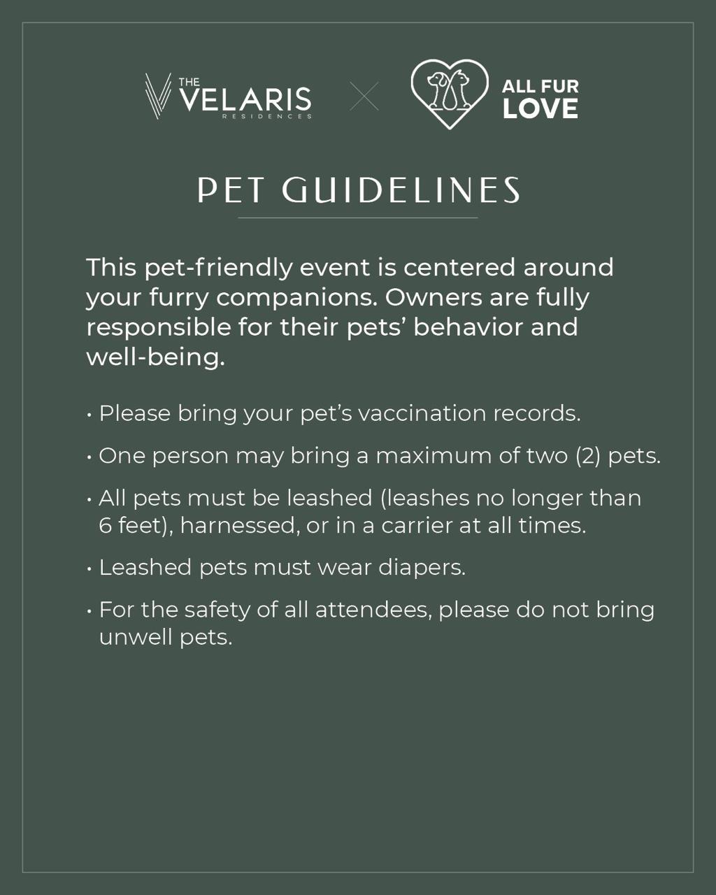 The Velaris Residences Hosts "All Fur Love" Pet Fair in Bridgetowne